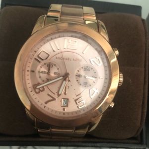 Michael Kors rose gold watch